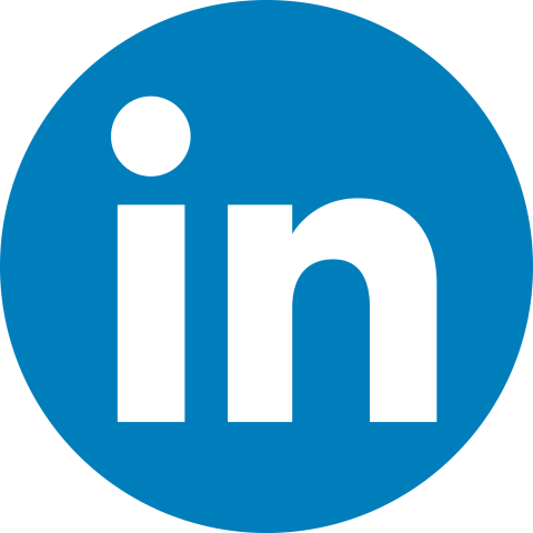 circular LinkedIn logo